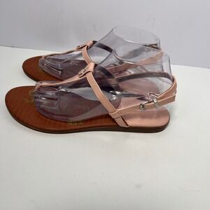 Circus by Sam Edelman Womens Sandals Thong Flat Ankle Strap Buckle Light Pink‎